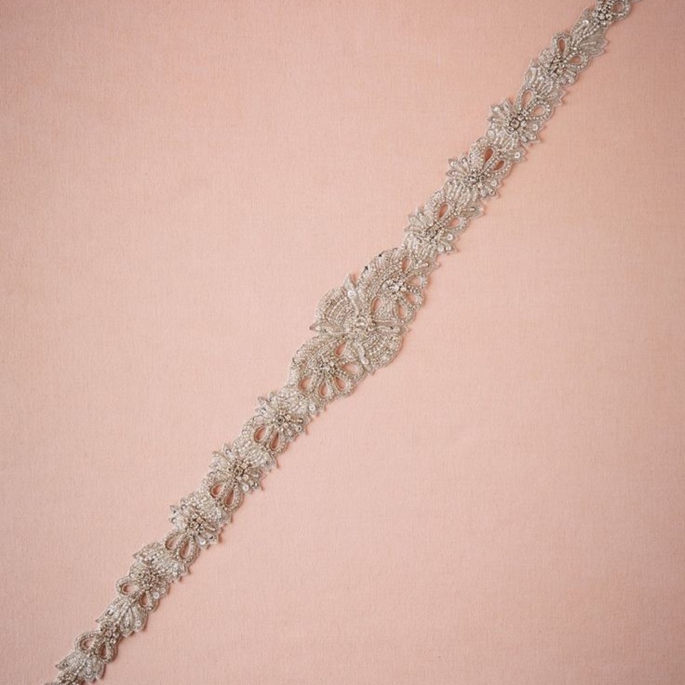 NWT BHLDN Ajoure Belt Crystal Wedding Sash